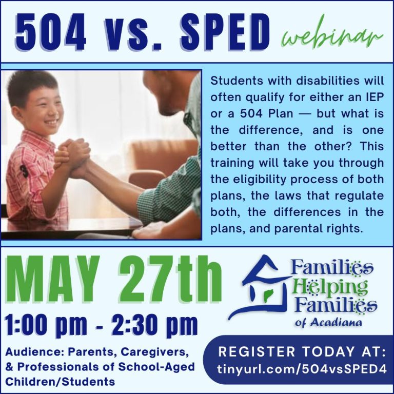 504 vs SPED Webinar 