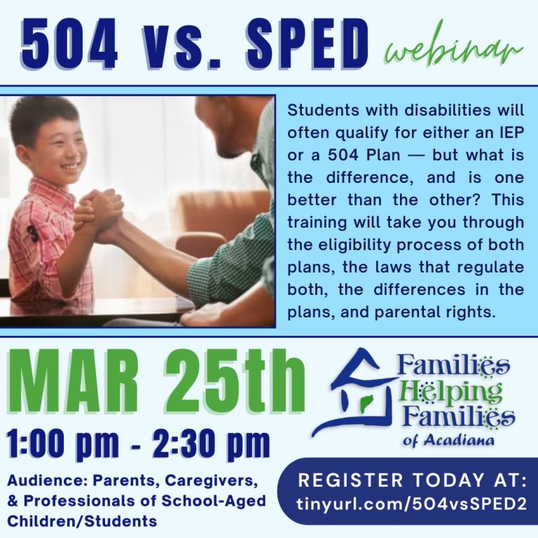 504 vs SPED Webinar 