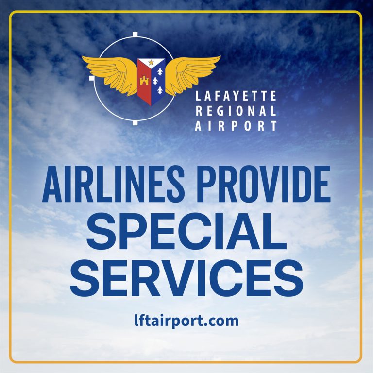 Airlines Provide Special Services