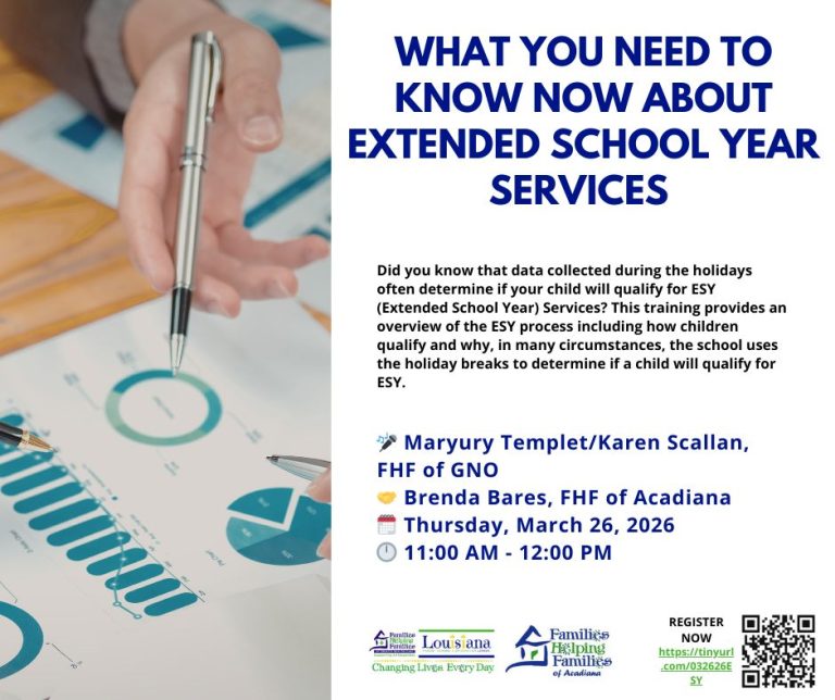 Let’s Talk Extended School Year (ESY) Services! 