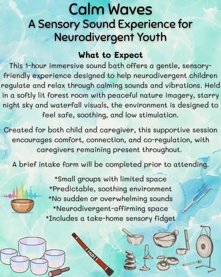 Calm Waves – A Sensory Sound Expierence for Neurodivergent Youth