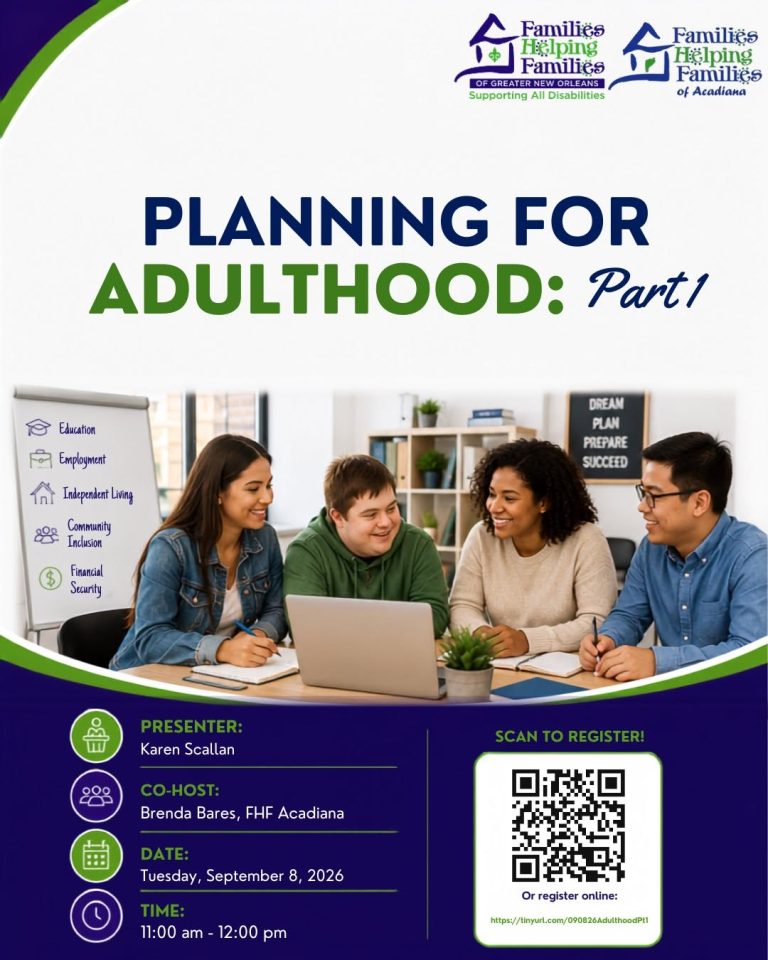 Planning for Adulthood – Part 1 